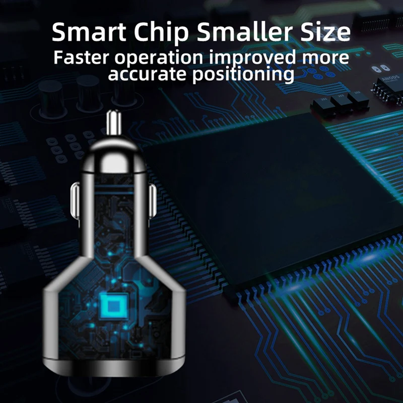 Dual USB Car GPS Tracker 2G 4G Output Charger Mini Locator Car Lighter Real-Time Tracking Device Car Phone Charger