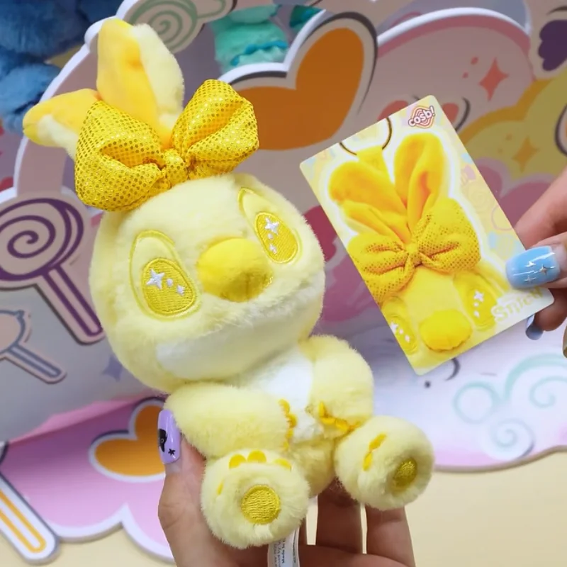 핫토이즈 캔디 스티치 시리즈 플러시 랜덤박스 예쁜 봉제인형 열쇠고리 지갑 참 장식품 데스크탑 오너먼트 트렌디 귀여운 인형 선물