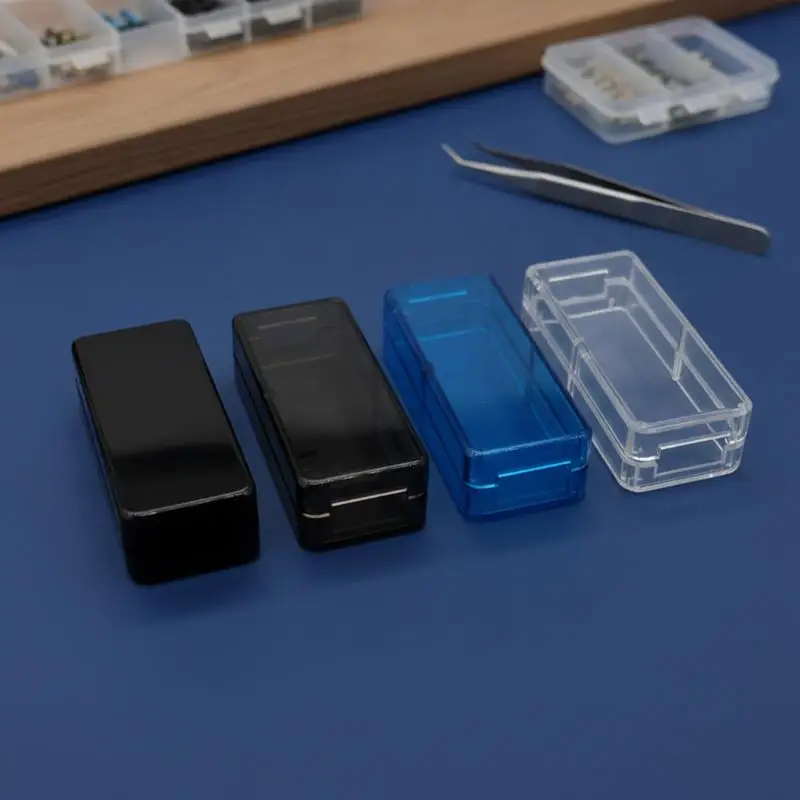 USB Charger Junction Housing 53*24*14mm Durable Non-toxic ABS Plastic Project Case for School Electronic Teaching Experiments