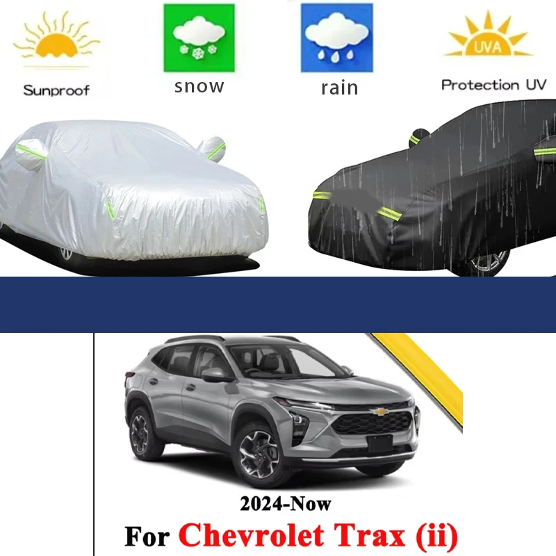 

For Chevrolet Trax Covers 2024-2026 Full Car Covers Outdoor Sun Anti UV Rain Snow Dust Protection Oxford Cloth Accessories