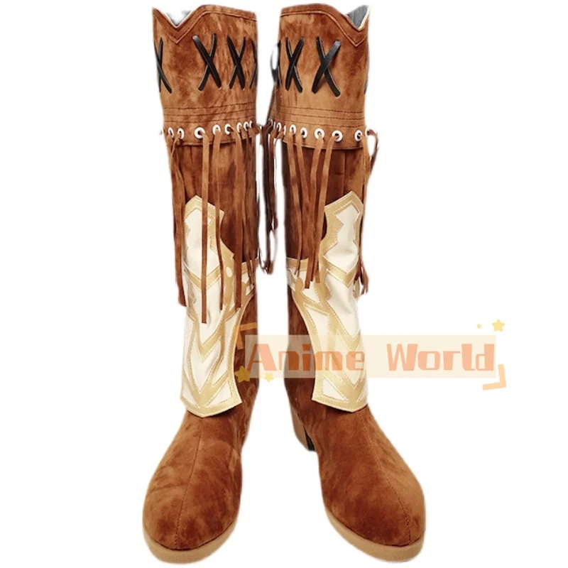 Gioco Anime Umamusume: Pretty Derby Taiki Shuttle Scarpe Cosplay Stivali Bambini adulti Accessori per costumi da festa di Halloween Puntelli