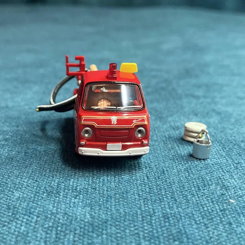 TOMYTEC TLV-68c1/64 Modelo de coche de aleación de simulación de motor de bomberos Subaru, juguete de regalo de festival para niños, artículo decorativo coleccionable para adultos.