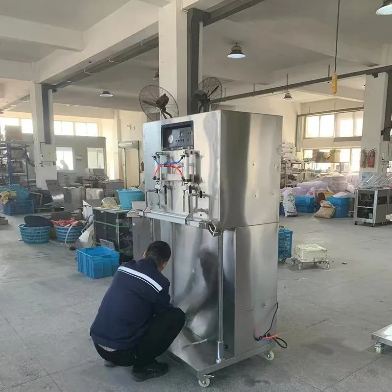 Vertical External Suction Stainless Steel Pneumatic Vacuum Packing Machine