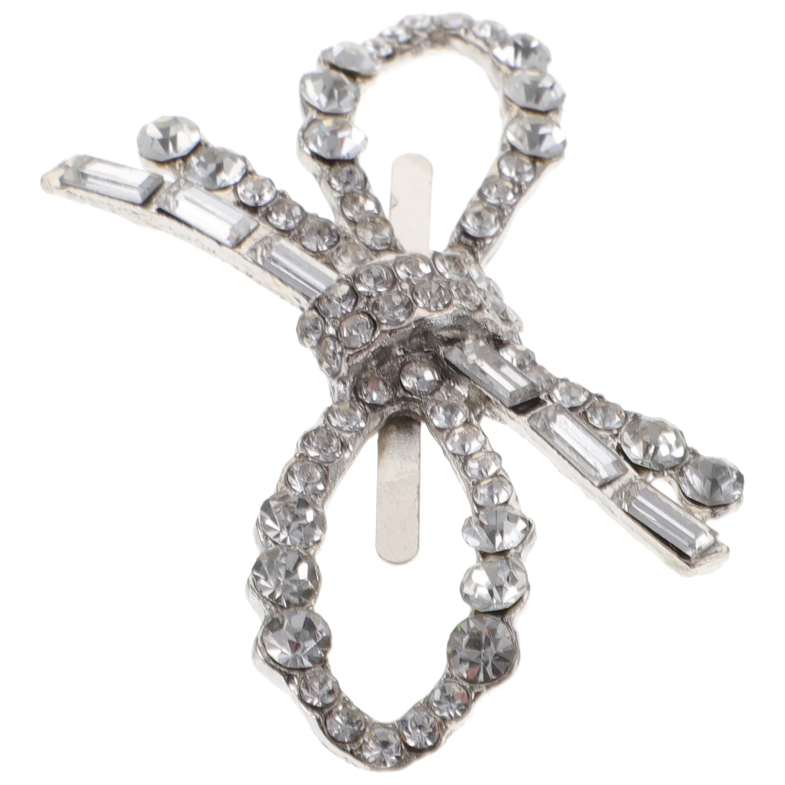 

Rhinestone Shoe Clips Special Occasion Detachable Bowknot Buckles Mosaic Shoes Alloy Jewelry