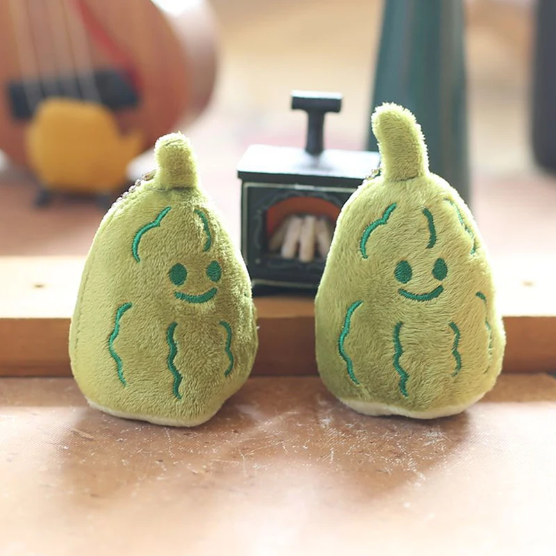 1PC Creative Cartoon Vegetable Bitter Melon Plush Doll Toy Pendant Backpack Decoration Kid Birthday Gifts