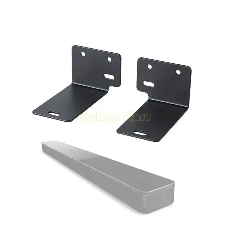 Q5WA Soundbar Wall Mount Universal Bar Bar Brackets تعمل مع معظم أشرطة الصوت التثبيت القابلة للإزالة