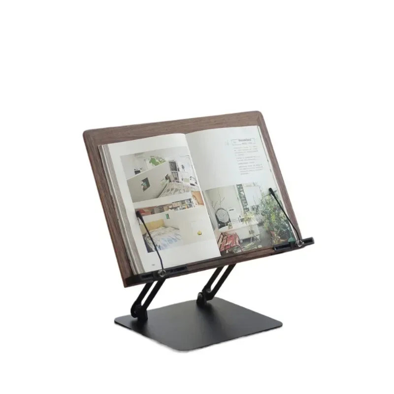 Black walnut reading stand, multi-functional children's and students' learning reading stand, adjustable lifting