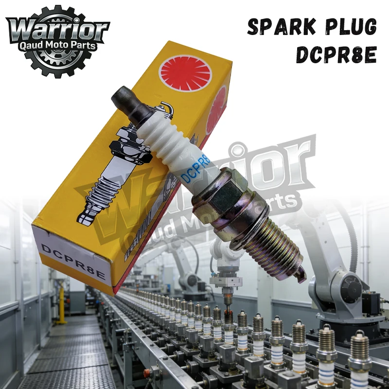 SPARK PLUG DCPR8E,FOR AUSA M-50X4 & CGV 503, MAXIMUS 800, ARGO MAGNUM XF 1000 LE 4X4 2025, P/N:400-0077 62210-CGV-00