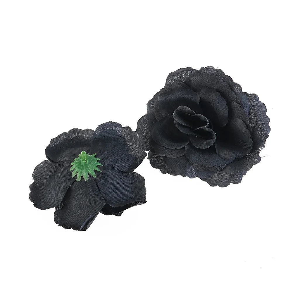 

30Pcs Artificial Black Rose Silk Flowers Realistic Wedding Birthday Party Home Decorative Fake Artificial Flower