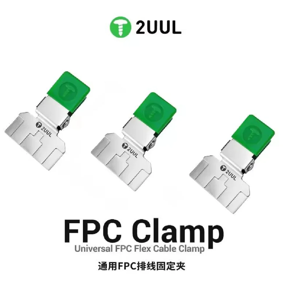3PCS 2UUL FC01 Flexible FPC Clamp Mobile Phone PCB Ribbon Flex Cable Connector FPC Clip Holder for Mobile Phone PCB Repair