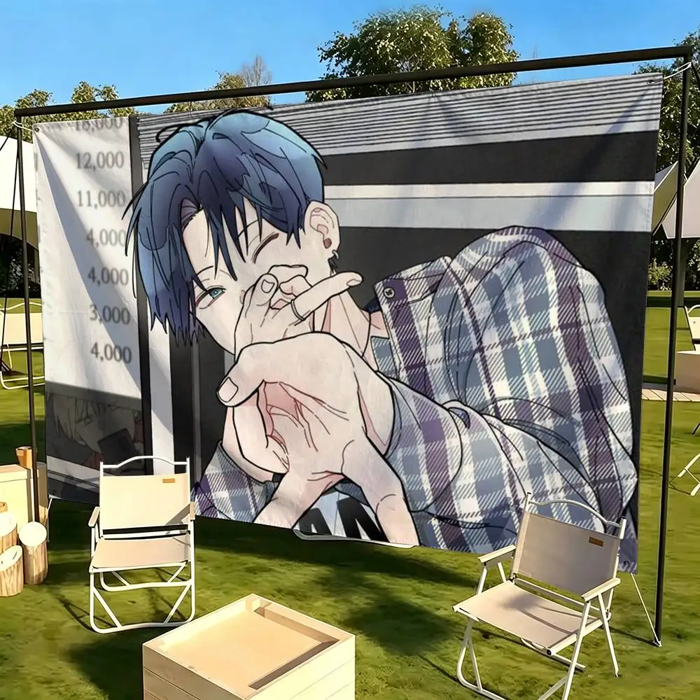 Funny Manhwa One Room TA  Flag Suitable For Party Club Outdoor Interior Wall Decoration Banner Fans Gift