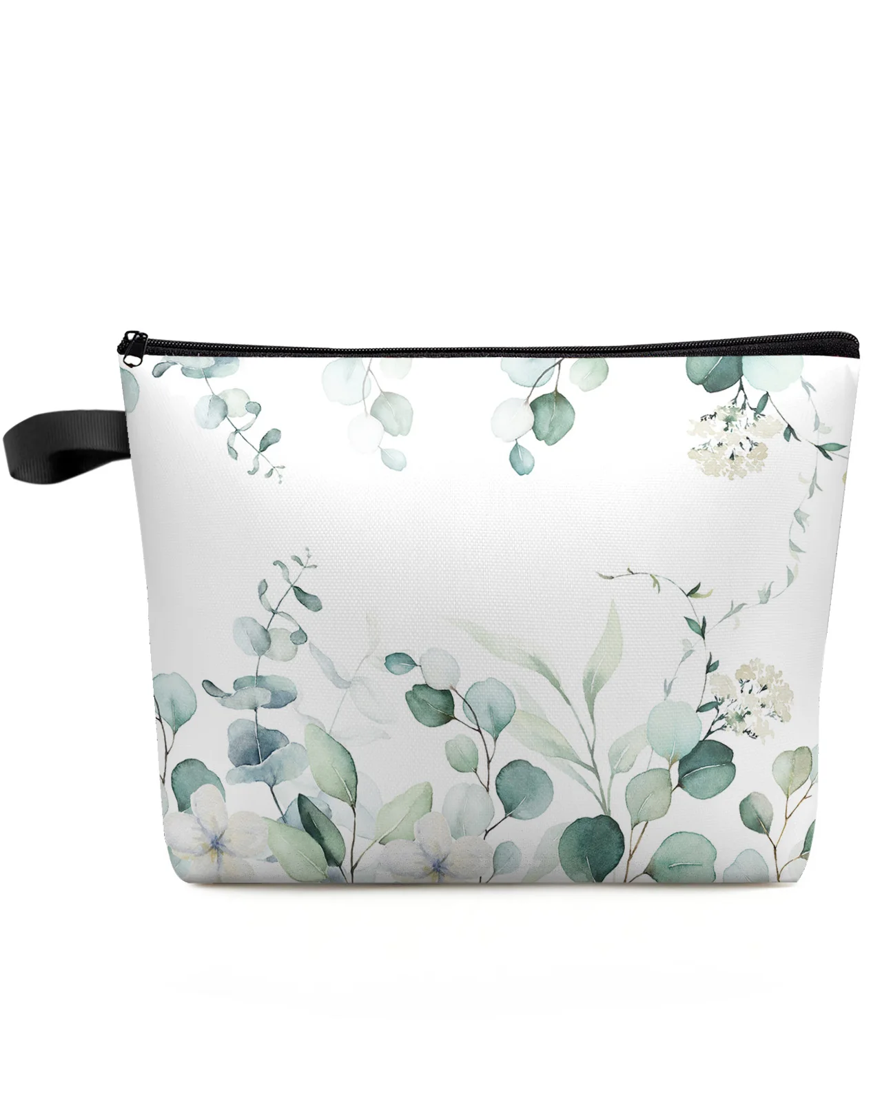 INS Style Eucalyptus Leaves Makeup Bag Pouch Travel Essentials Lady Women Cosmetic Bags Toilet Organizer Storage Pencil Case