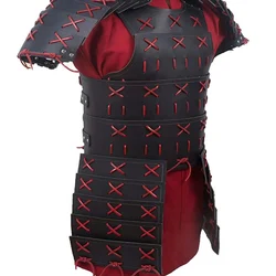 Medieval Steampunk Ronin Samurai Leather Chest Body Armor Viking Knight Cosplay Costume LARP Breastplate Armour Cuirass For Men