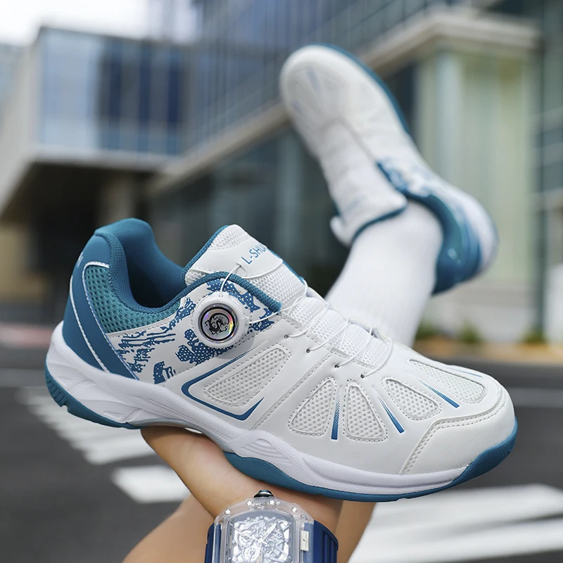 รองเท้าแบดมินตันมืออาชีพ ดูดซับแรงกระแทก ทนต่อการสึกหรอ และกันลื่น รองเท้าสำหรับผู้ชายและผู้หญิง รองเท้ากีฬาที่ใช้งานได้จริง