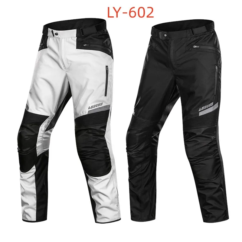 S-7XL Motocross Protective Gear Armor Clothing Motorbike Pants Breathable Waterproof Anti-Fall Motorcycle Riding Racing Trousers