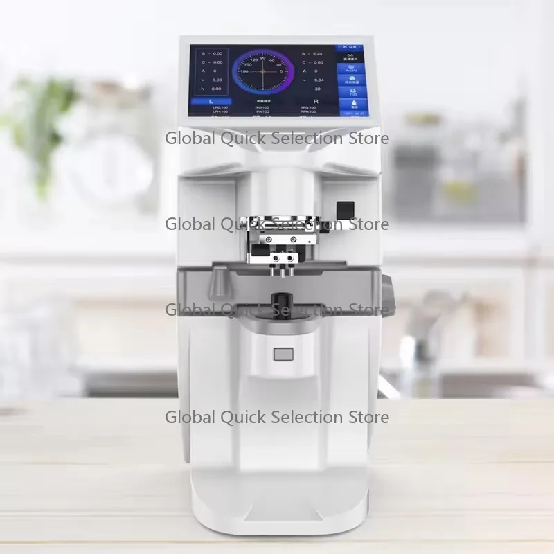 Optical Lens Testing Equipment Auto Lensmeter UV&Blue Light Check Automatic Pupillary Distance Measure Printing Function