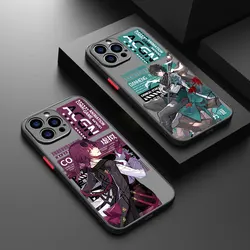 Kafka Dan Heng Honkai Star Rail Cases For Apple iPhone 15 14 13 12 11 XS Pro Max Mini 8 7 Plus SE X XR Phone Case Frosted Cover
