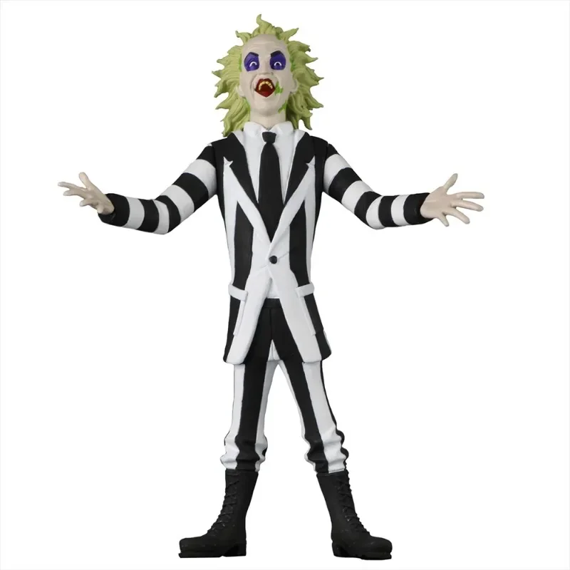 In Stock 6" Action Figure NECA Toony Terrors Beetle Juice Horror Series Gift Collection Doll Boy Birthday Gift