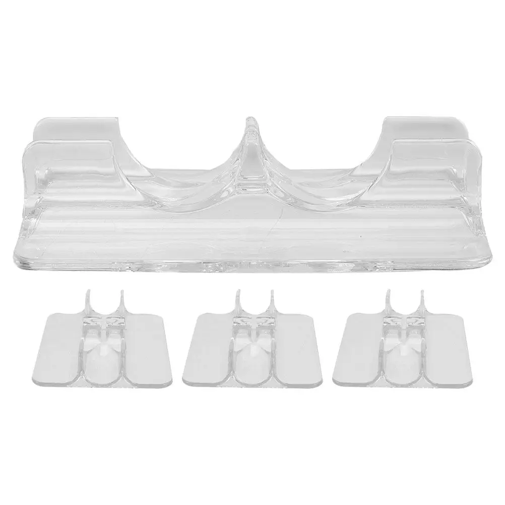 

4Pcs Clear Inline Roller Skate Holders Display Stand Stable Skate Shoe Rack Lightweight Retail Exhibition Retail Display Rack