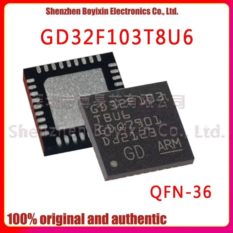 

1PCS/LOTE GD32F103T8U6 brand new original package QFN-36