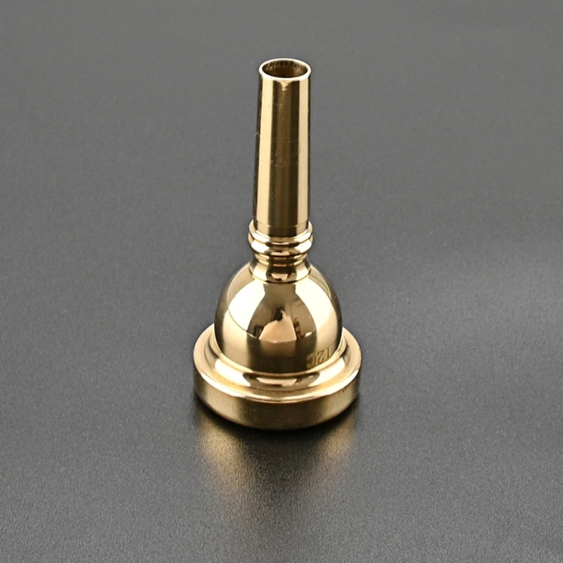 12C Trumpet Mouthpiece,Gold Material Trumpet Accessories Part Replacement