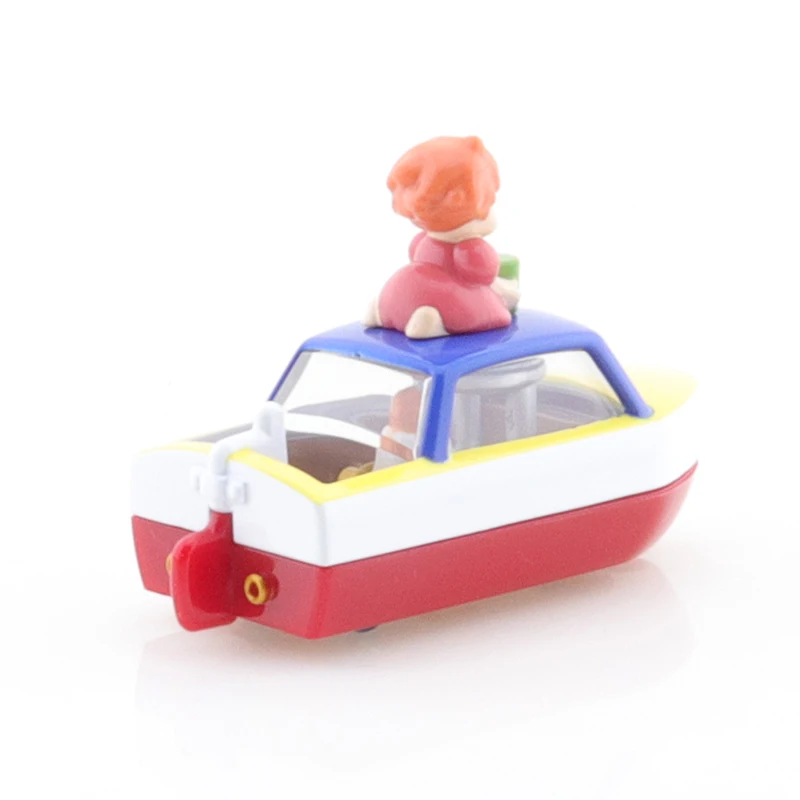 TAKARA TOMY Tomica Diecast Dream Tomica Ghibli 05 Ponyo on The Cliff By The Sea Sousuke`s Ponpon Ship Car Model Boy Toy Model