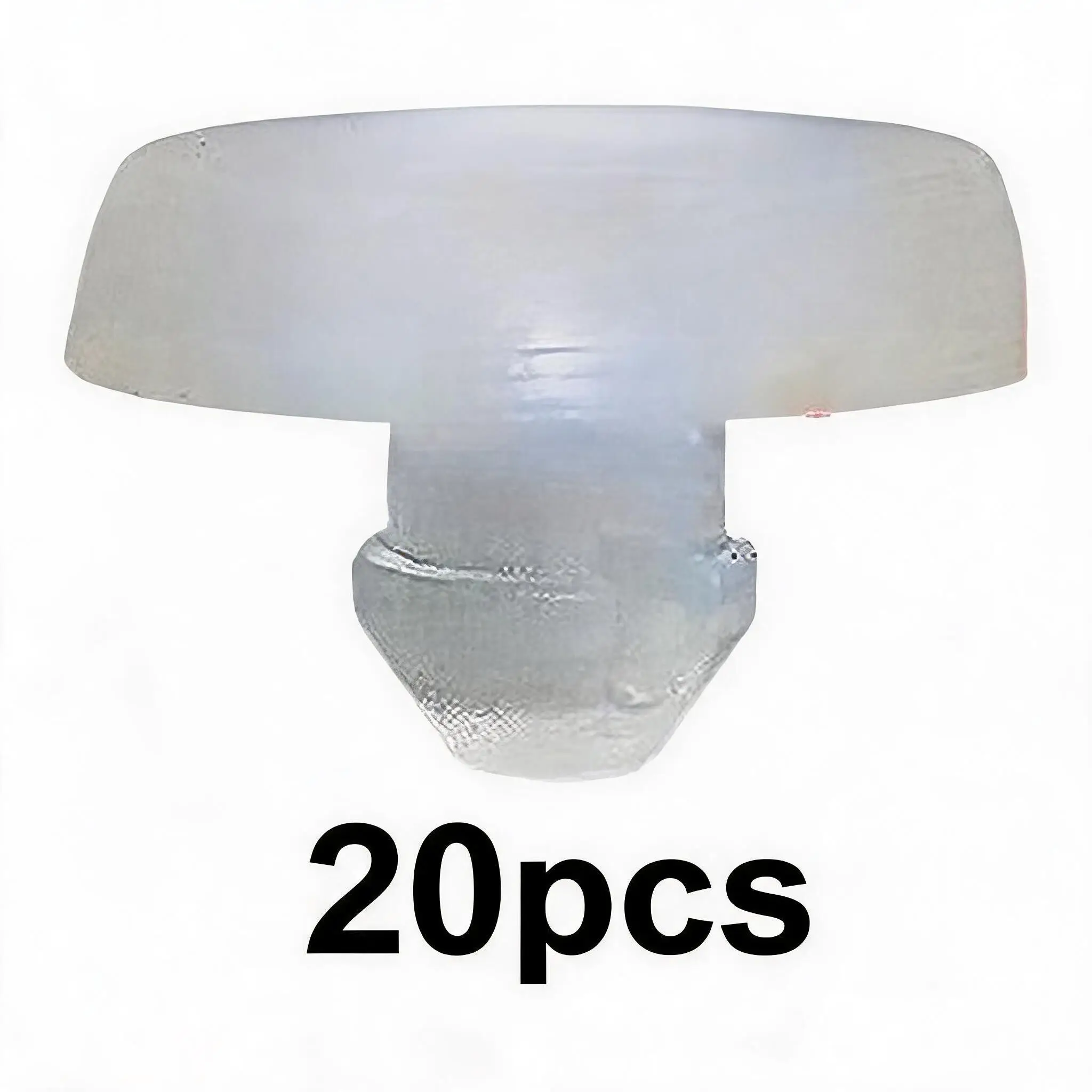 For Brake Pedal Positioning Rubber Brake Stopper White Wear-resistant Rubber Friction Reduction Noise Dampening