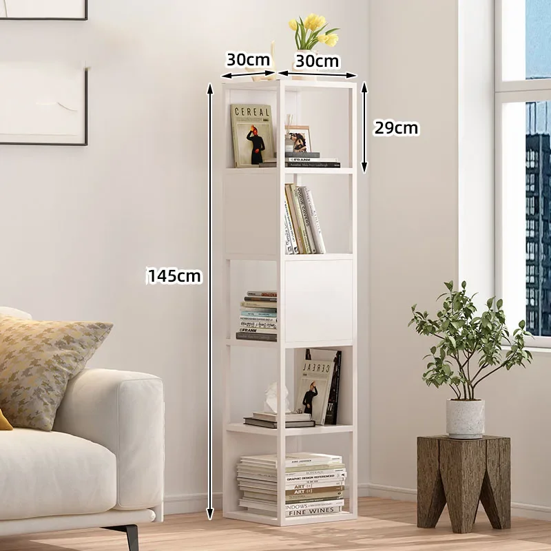 Rodas de arte rotativa estante parede porta móvel mini rotativa estante estética nook mueble organizador moderno decoração casa