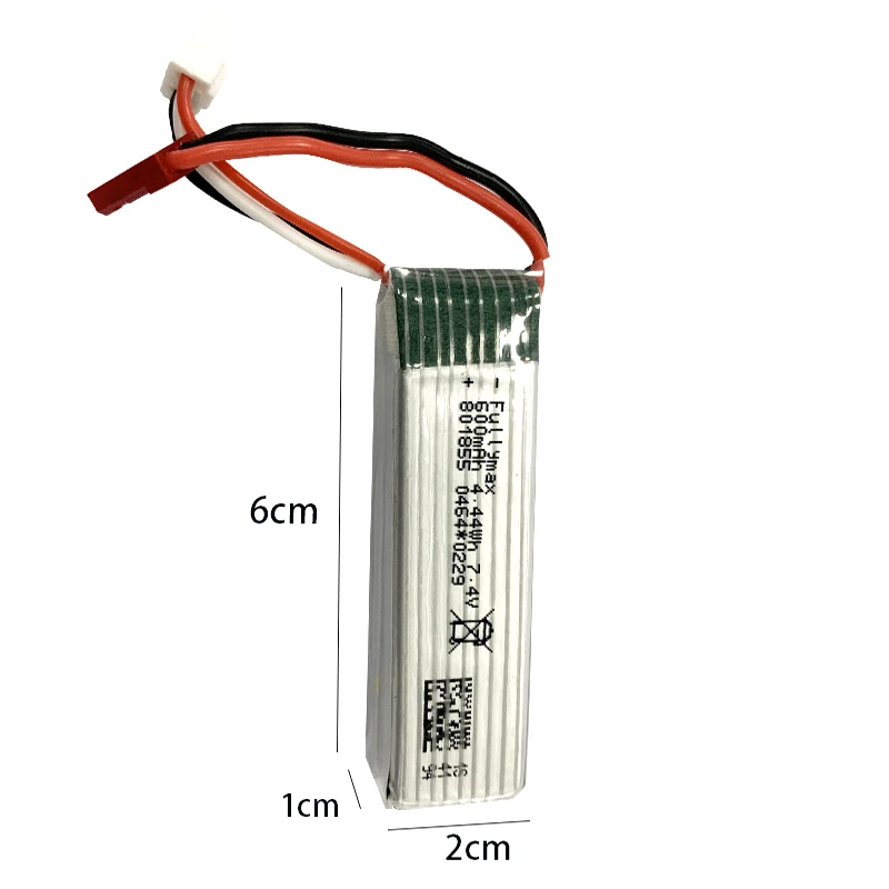 Original Wltoys A160 A280 A300 Battery 7.4V 600mAh 4.44WH high quality Li-Po Battery A160 J3 battery