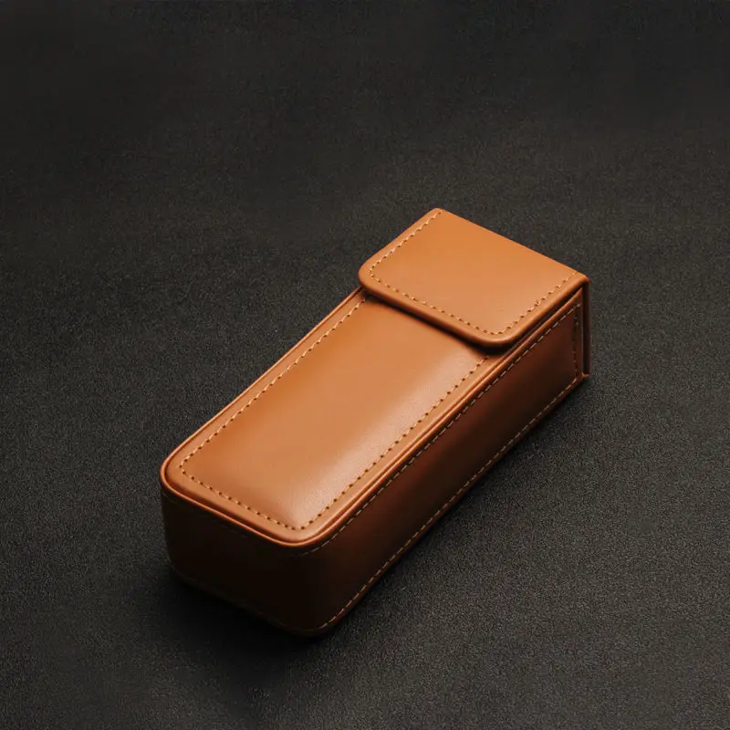 Special Small Watch Storage Box Glasses Organizer Case High Grade Handmade PU Leather with Retro Personality Correas Apple Watch