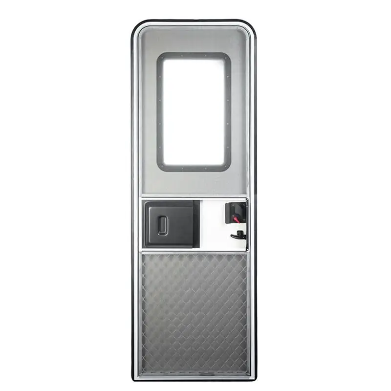 Portes personnalisées de caravane de cadre d'alliage d'aluminium d'accessoires de camping-car de porte de RV d'AGE