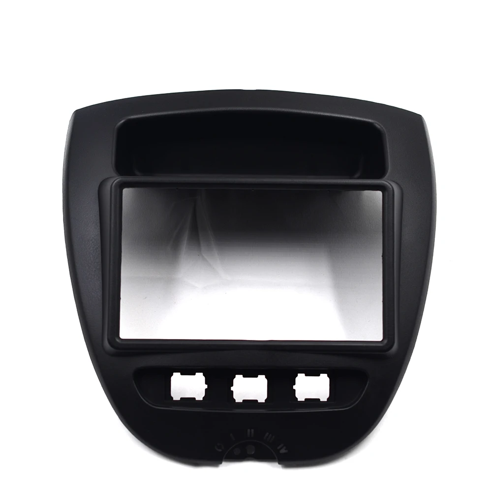 7inch Double 2 Din Car DVD Radio Frame for Toyota Aygo Citroen C1 Peugeot 107 2005-2014 Fascia Dash Kit Radio Panel Stereo Cover view 4