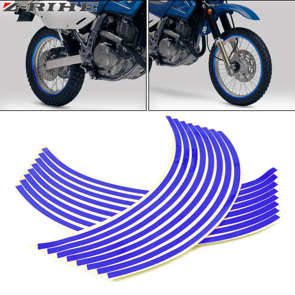 Motorcycle Bike Accessories Wheel Sticker Tape 17 18inch For YAMAHA XMAX300 XTZ 125 XT660/X/R/Z XMAX 125/200/250/400 WR125X/R