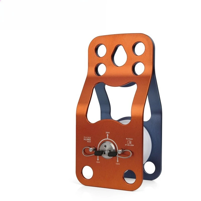

Over-knot pulley, rope bridge, rope drop, slip and fall transportation, cross-border lifting rescue