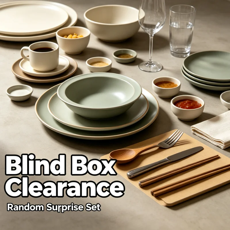 Food Grade Safe Tableware Mystery Blind Box Random Single Non-Toxic Kitchen Utensils Unpredictable Random Shipment