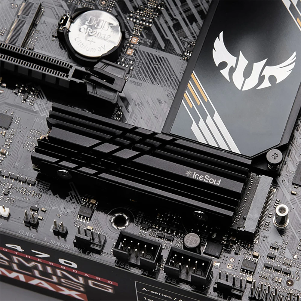 Finalcool dissipador de calor refrigerador do radiador almofada térmica nvme liga alumínio sólido disco rígido remendo refrigeração m.2 ssd 2242/2280