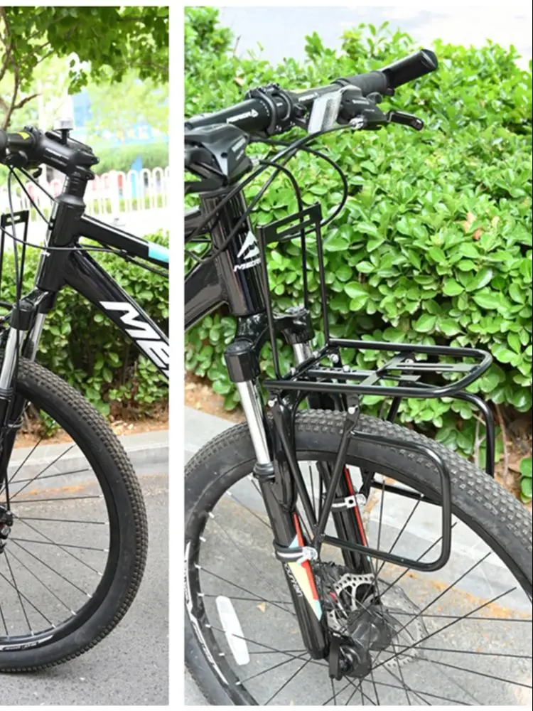 AliExpress NONE MTB Road Cycling Bike Front Rack Carrier Pannier Bag Luggage Shelf Bracket Load Bearing 15kg Mountain Bicycle Carrier Cargo Rack