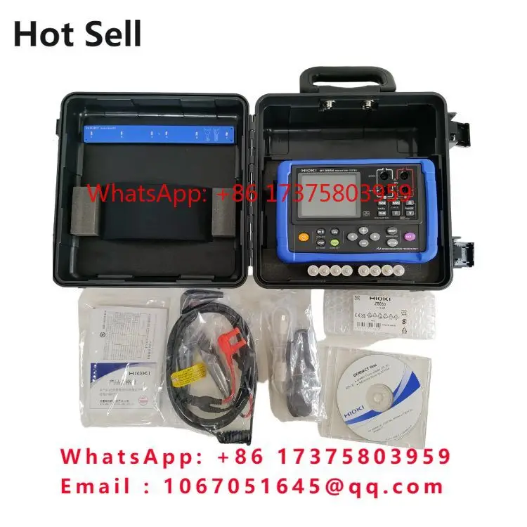 Hioki BT3554-52 PRO KIT  Battery Tester  Package with L2020 Pin Type Lead, Magnetic Strap and Wireless Adapter