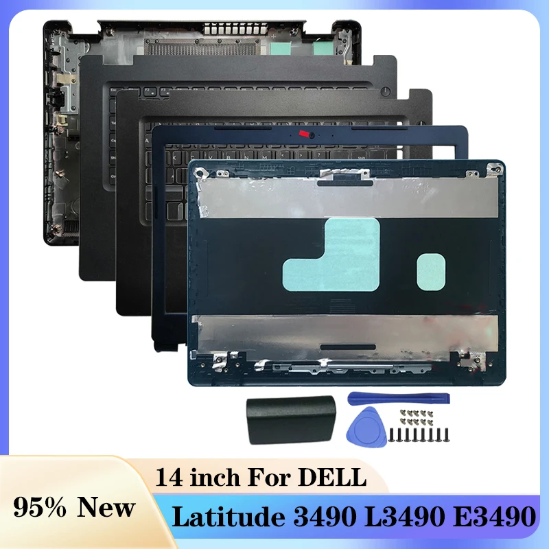 

For DELL Latitude 3490 L3490 E3490 AA1404 008MFK AP24Z000400 Laptop LCD Back Cover/Front Bezel/Hinges Cover/Palmrest/BottomCase