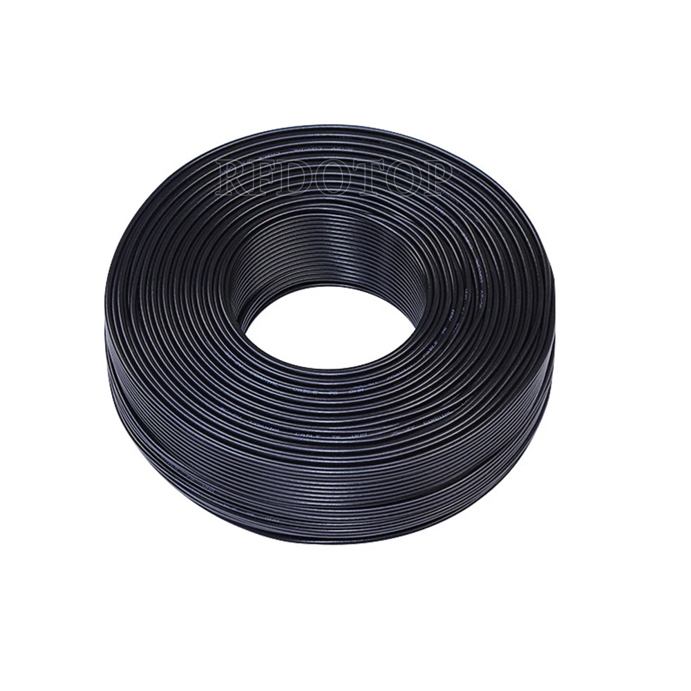 Single/Multi Core RG174 Cable RF Coaxial 50 Ohm Bare Copper High Quality Low Loss RG-174 Pigtail for Crimp RF Wire Connectors