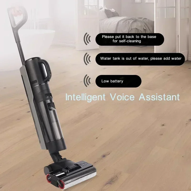 DREAME M13S Scrubbing Cleaning Machine Dual Roller Brush Self-cleaning Hot Drying Smart Home Floor Vacuum Cleaner Scrubber