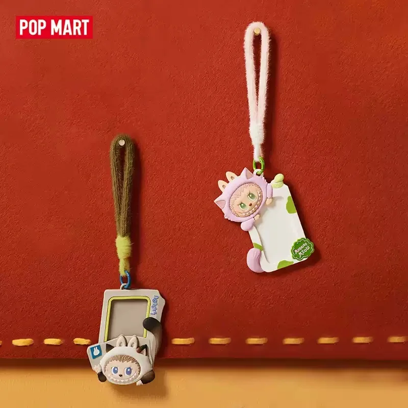 POP MART LABUBU THE MONSTERS Cat Mode On Series Card Holder Blind Box Toys Guess Bag Kawaii Anime Action Figure Decoration - view 4