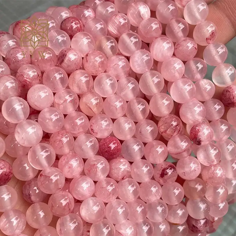 Pink Natural Persian Jade Beads 4/6/8/10/12mm Round Polished Shape Stone Approx 38-40 Cm Strand For Chain Jewelry Diy Making