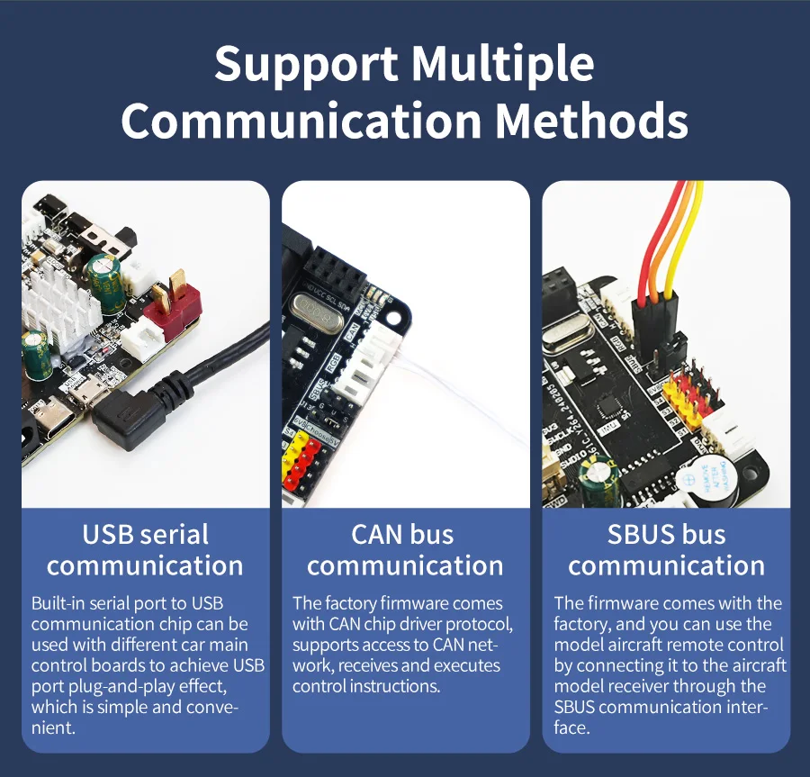 STM32F103RCT6 Steuerplatine ROS Robot Erweiterungsplatine mit 9-Achsen-Sensor Motor Servoanschluss für Raspberry Pi Jetson ROS ROS2 Roboter – Detail 9