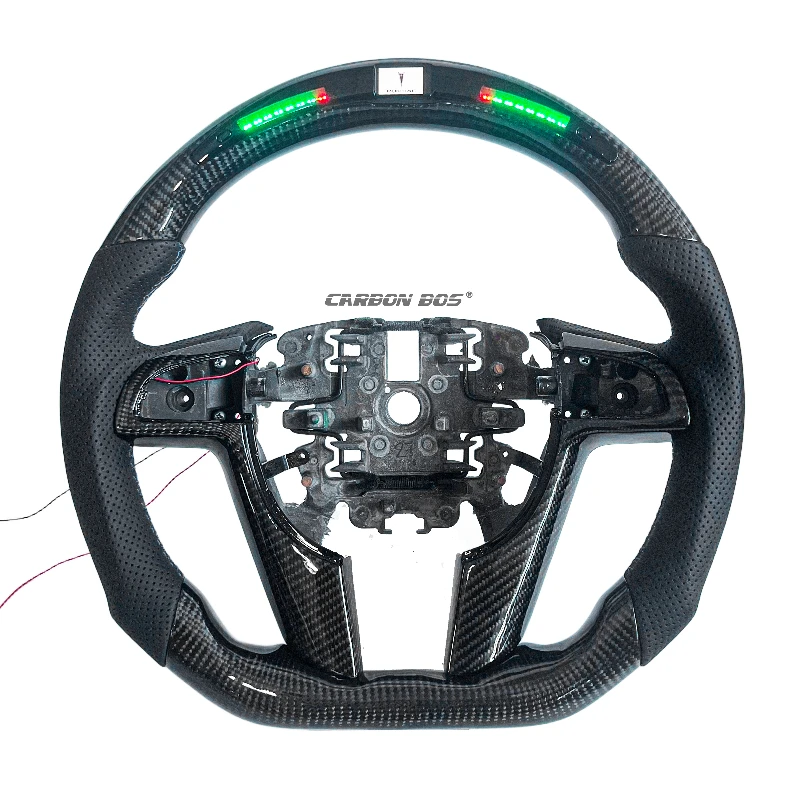 

carbon fiber LED Upgraded steering wheel Capr VF COMMODORE HSV E1/2 /3 /Pontiac G8 2008/9 / Holden Commodore (VE) 2006-2012