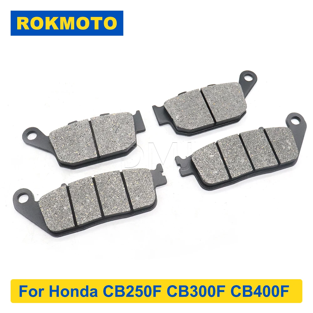 Motorcycle Brake Pads - อุปกรณ์เสริมรถจักรยานยนต์ ผ้าเบรกหน้าหลัง สำหรับ Honda CB250F CB300F