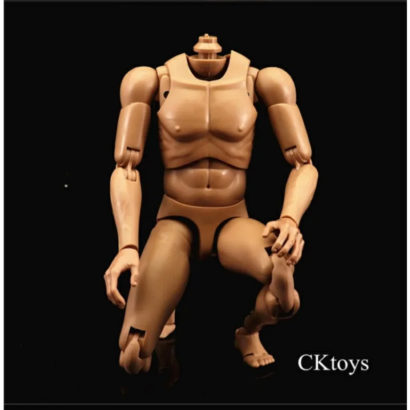 CKTOYS 1/6 Male Body Doll Narrow Shoulder Model for 12 Inch Action Toy Figures HT DAM Soldier Head Sculpt Accessories