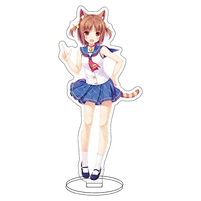 16CM Anime-Spielfigur NEKOPARA Chocola Vanilla Maple Cinnamon Azuki Coconut Minazuki Shigure Cos Acryl-Ständer Ornamente Geschenke – Detail 4