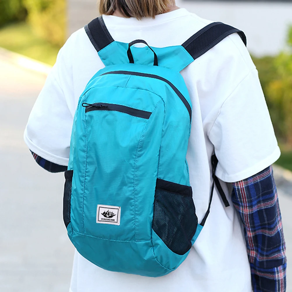 

Водонепроницаемые складные велосипедные рюкзаки 20 л, сверхлегкий уличный дорожный походный рюкзак, сумка большой вместимости, складной дорожный рюкзак