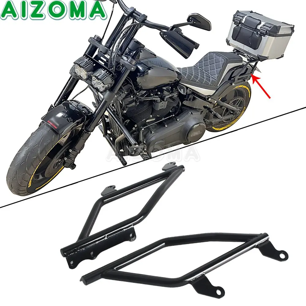 Rear Trunk Bracket Motorbike Top Case Carrier Rack For Harley Softail Low Rider EI Diablo FXRST 117 Suitcase Shelf 2022 23 24 25